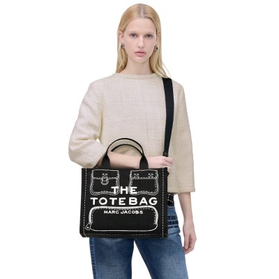 THE TROMPE L'OEIL CARGO CANVAS MEDIUM TOTE BAG